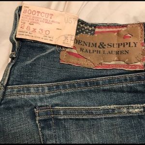 Denim & Supply Ralph Lauren Mens Bootcut Jeans 28